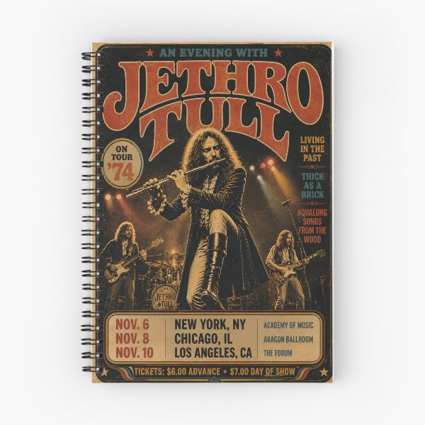 Item preview, Jethro Tull 1974 Tour Poster designed and sold by blitheprestn.