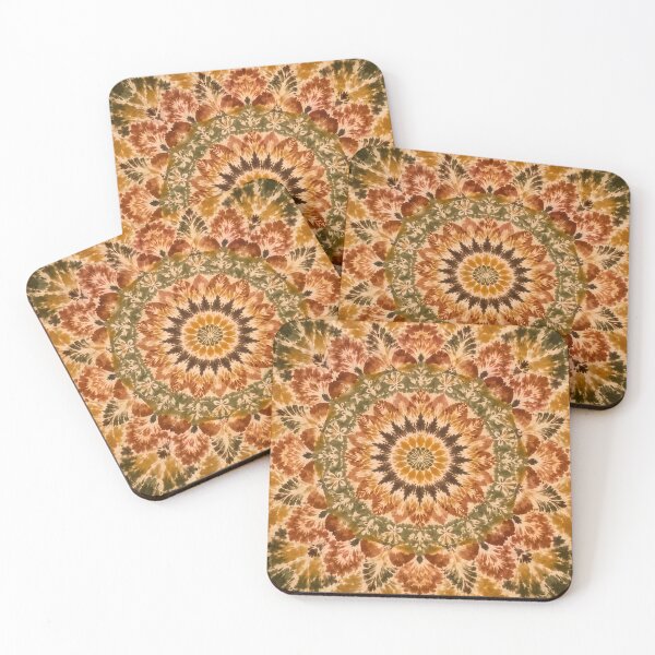Item preview, Earth Tone Tie Dye Bohemian Hippie Abstract Watercolors designed and sold by PinUpPizzazz.