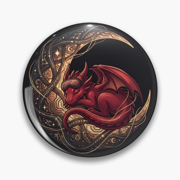 Item preview, The Circadian Anchor: Red Dragon Sleep Shield designed and sold by MarkRemarkable.
