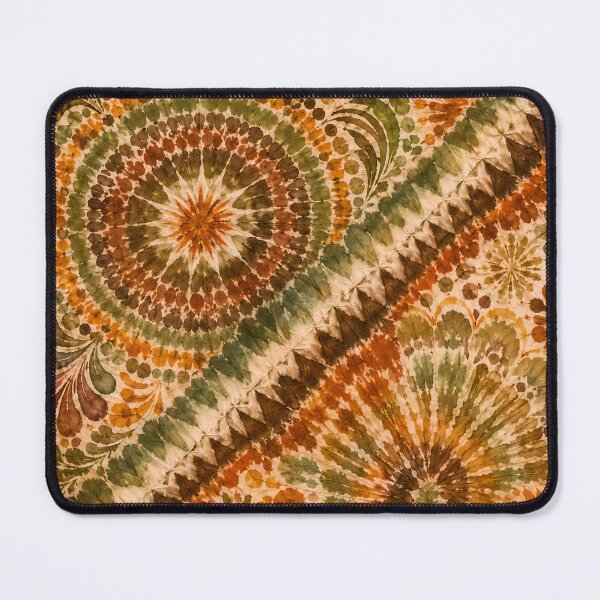 Item preview, Earth Tone Tie Dye Bohemian Hippie Abstract Watercolors designed and sold by PinUpPizzazz.