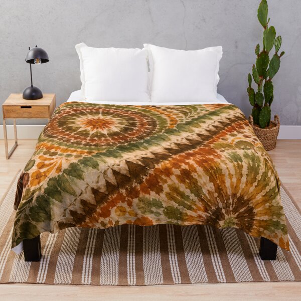 Item preview, Earth Tone Tie Dye Bohemian Hippie Abstract Watercolors designed and sold by PinUpPizzazz.