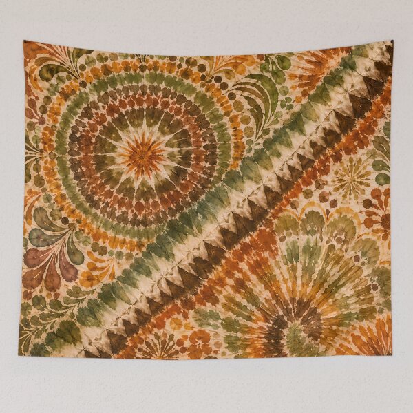 Item preview, Earth Tone Tie Dye Bohemian Hippie Abstract Watercolors designed and sold by PinUpPizzazz.