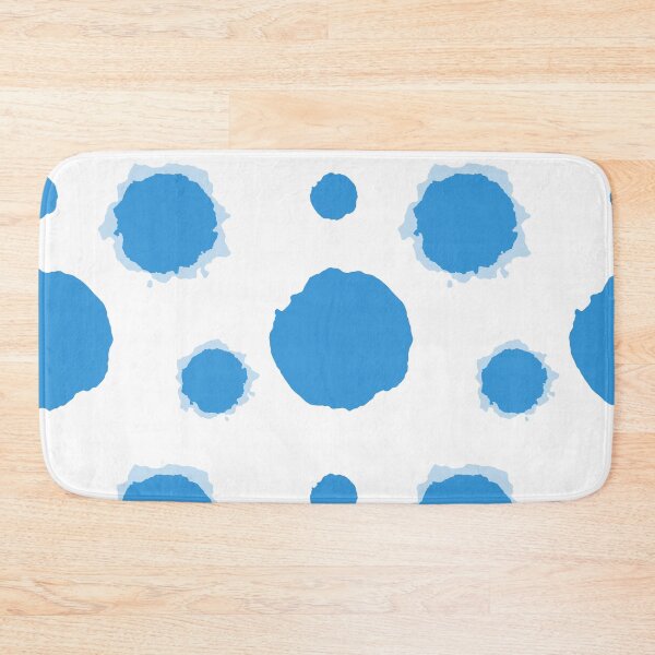 Item preview, Abstract Blue Watercolor Organic Blob and Circle Seamless Pattern designed and sold by Longsilp.