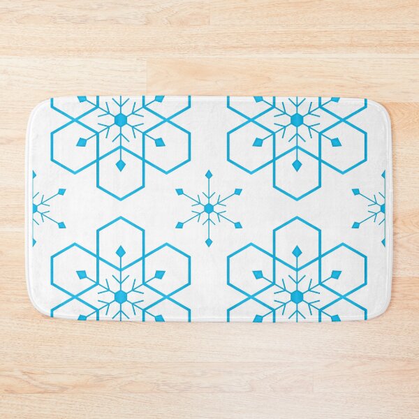 Item preview, Modern Geometric Snowflake Seamless Pattern with Hexagonal Floral Motifs designed and sold by Longsilp.