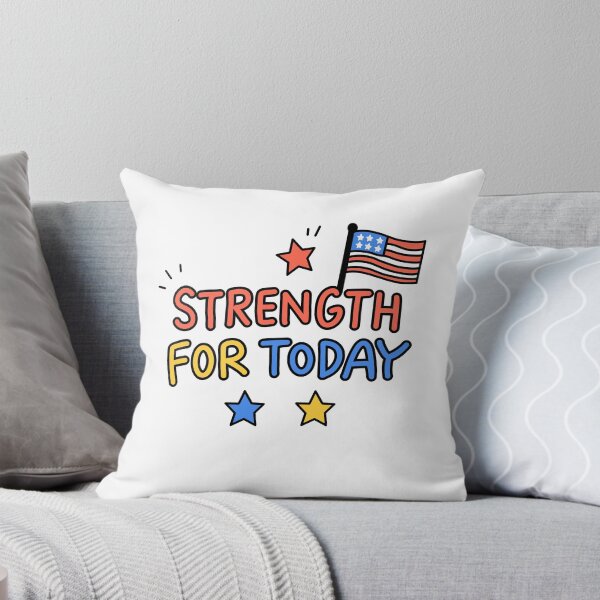 Item preview, Strength for Today Cute American Flag Christian Graphic designed and sold by OHSHALOM.