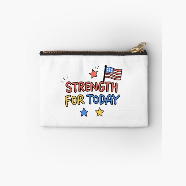 Item preview, Strength for Today Cute American Flag Christian Graphic designed and sold by OHSHALOM.