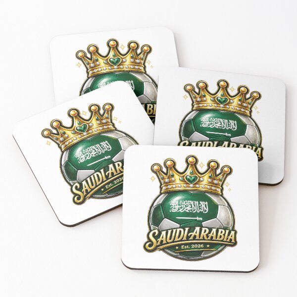 Item preview, Saudi Arabia flag Crowned Soccer Ball designed and sold by QuiteOrbit.