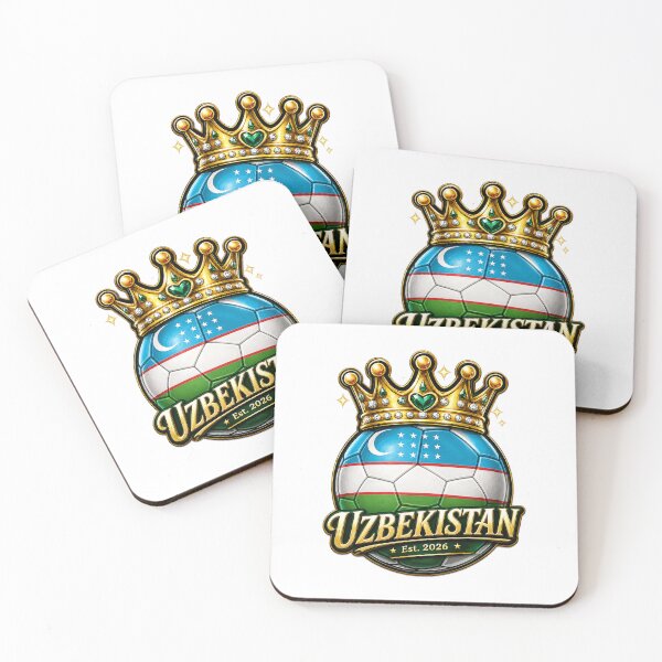 Item preview, Uzbekistan flag Crowned Soccer Ball designed and sold by QuiteOrbit.