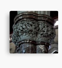 Carved Capital Canvas Print