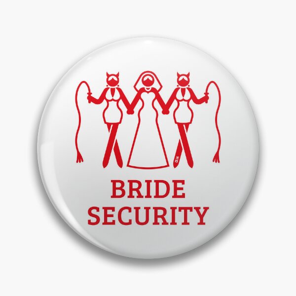 Item preview, Bride Security (Bachelorette Party / Hen Night / Whip / Red) designed and sold by MrFaulbaum.