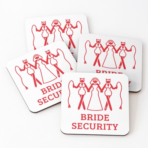 Item preview, Bride Security (Bachelorette Party / Hen Night / Whip / Red) designed and sold by MrFaulbaum.