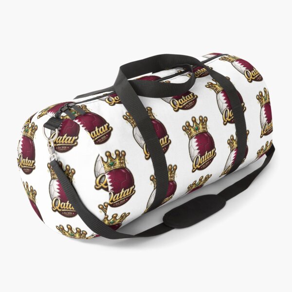 Item preview, Qatar flag Crowned Soccer Ball designed and sold by QuiteOrbit.
