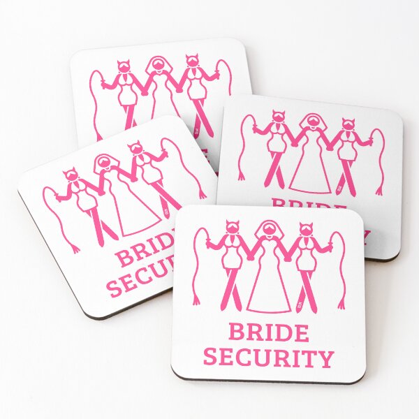 Item preview, Bride Security (Bachelorette Party / Hen Night / Whip / Pink) designed and sold by MrFaulbaum.
