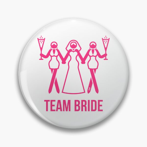 Item preview, Team Bride (Bachelorette Party / Hen Night / Sparkling Wine / 3some / Pink) designed and sold by MrFaulbaum.