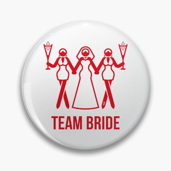 Item preview, Team Bride (Bachelorette Party / Hen Night / Sparkling Wine / 3some / Red) designed and sold by MrFaulbaum.
