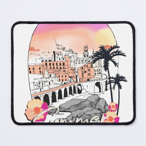 Item preview, Summer City Sunset Skyline Tropical Moody Graphic T-Shirt designed and sold by Atique Creations.