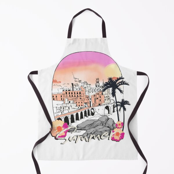 Item preview, Summer City Sunset Skyline Tropical Moody Graphic T-Shirt designed and sold by Atique Creations.