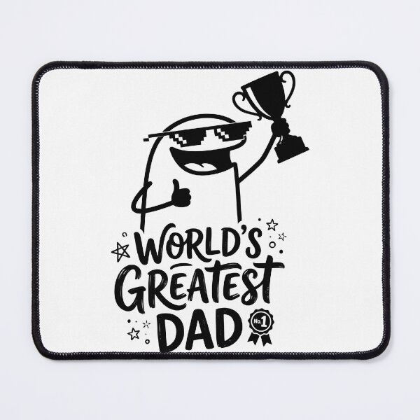 Item preview, Worlds Greatest Dad Trophy Flork Meme designed and sold by drchzak.