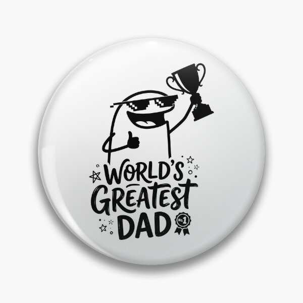 Item preview, Worlds Greatest Dad Trophy Flork Meme designed and sold by drchzak.
