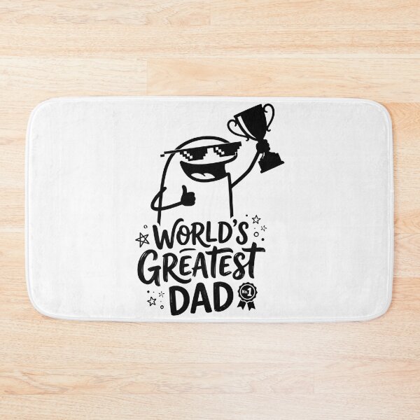 Item preview, Worlds Greatest Dad Trophy Flork Meme designed and sold by drchzak.