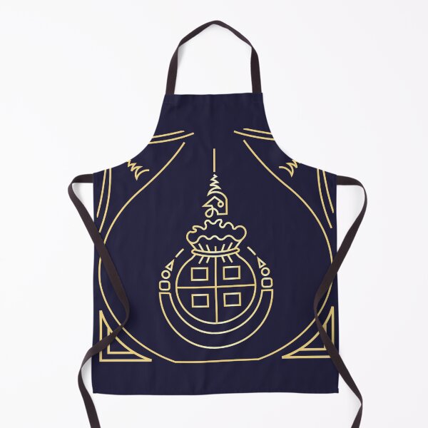 Item preview, Modern abstract geometric yantra with decorative frame on transparent background, Thung Thong pattern designed and sold by Longsilp.