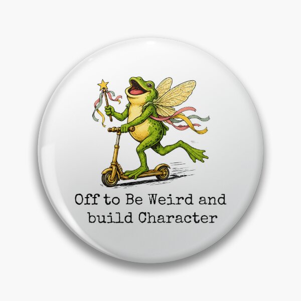 Item preview, Off To Be Weird And Build Character designed and sold by ElizabethMorri2.