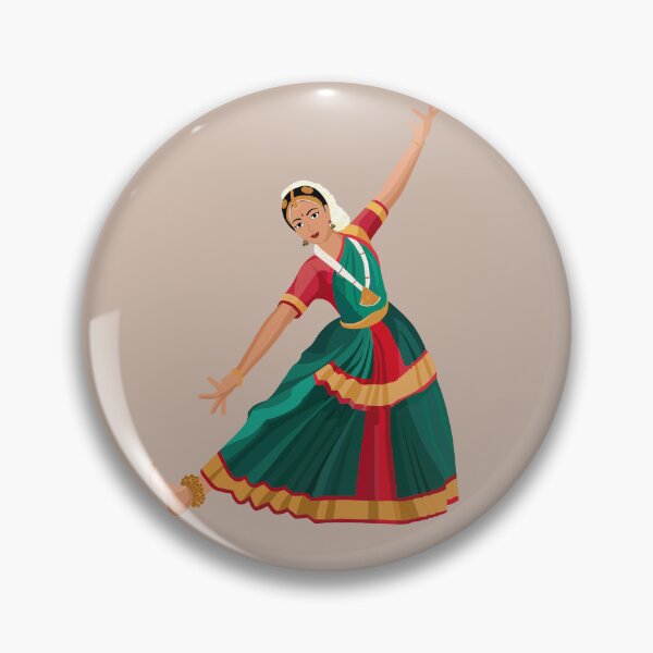 Item preview, Indian Classical dance Bharatnatyam  designed and sold by ThePurplePrints.