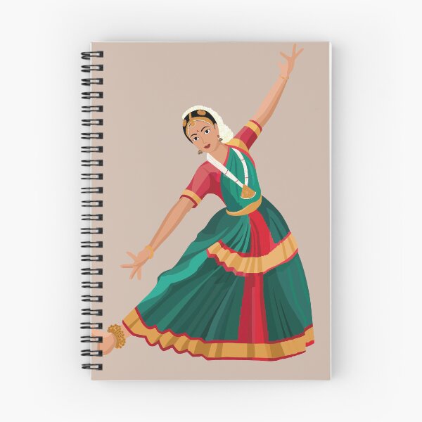 Item preview, Indian Classical dance Bharatnatyam designed and sold by ThePurplePrints.