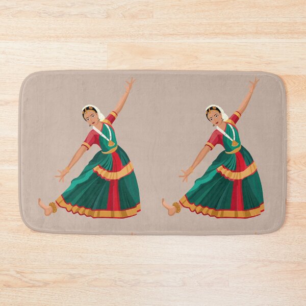 Item preview, Indian Classical dance Bharatnatyam  designed and sold by ThePurplePrints.