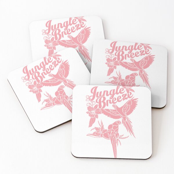 Item preview, Jungle Breeze Parrot Floral Tropical Pink Line Art T-Shirt designed and sold by Atique Creations.