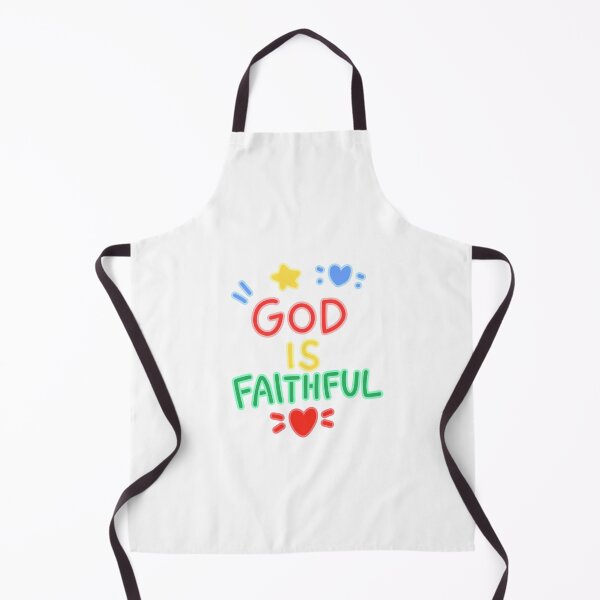 Item preview, God Is Faithful Neon Typography Trendy Christian Graphic designed and sold by OHSHALOM.