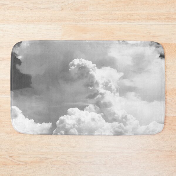 Item preview, Elegantly Billowing Clouds Above Mountains Black And White  designed and sold by DEC02.