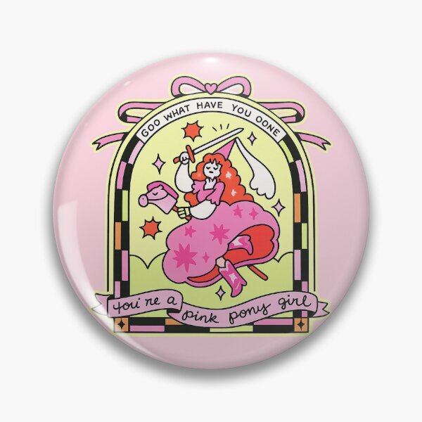 Item preview, Pink Pony Girl designed and sold by YChangShop.