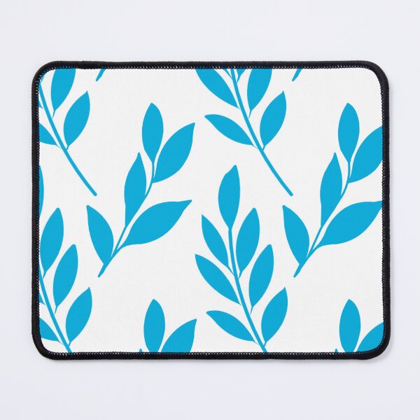 Item preview, Blue Botanical Leaves Seamless Pattern Background – Minimal Floral Nature Repeat Design designed and sold by Longsilp.