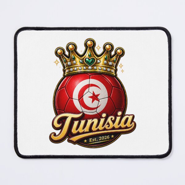Item preview, Tunisia Flag Vintage Style Retro Tunisian Soccer designed and sold by QuiteOrbit.