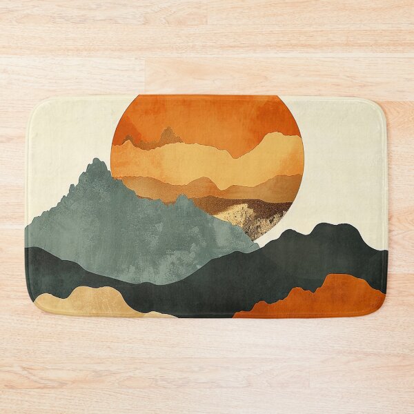 Item preview, Colorful Sunset Over Mountain Landscape Digital Art Design designed and sold by DEC02.