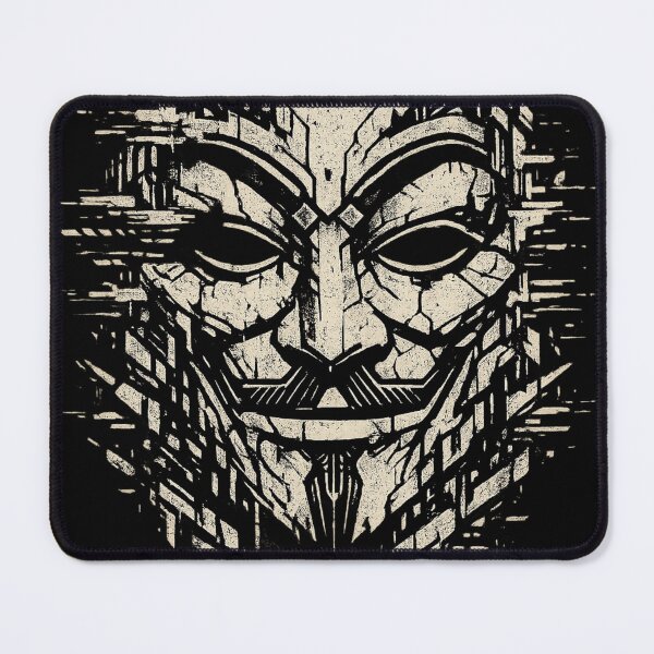 Item preview, Cyberpunk Hacker Mask – Futuristic Anonymous AI Glitch Tech Tee designed and sold by JonelCrafts.