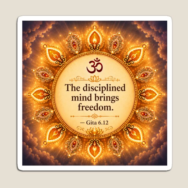 Item preview, Self mastery Bhagwat Gita 6.12 designed and sold by sonamkumari333.
