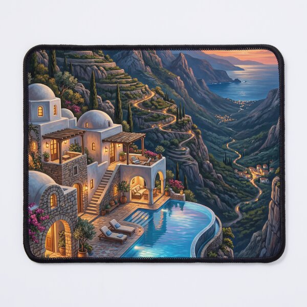 Item preview, Moonlit Cliffside Paradise Retreat designed and sold by Whispers of Light✨.