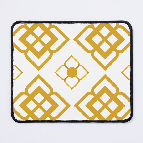 Item preview, Seamless luxury geometric pattern with golden ornamental line art designed and sold by Longsilp.