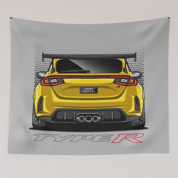 Item preview, Civic Type R FL5 (Sunlight Yellow ) designed and sold by JioojiProject.