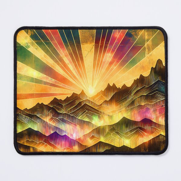 Item preview, Magical Majestic Colorful Sunrise Over Mountains Digital Art designed and sold by DEC02.