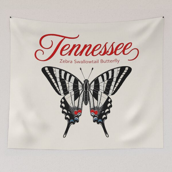 Item preview, Tennessee Zebra Swallowtail Butterfly Poster designed and sold by The-Drip-Studio.