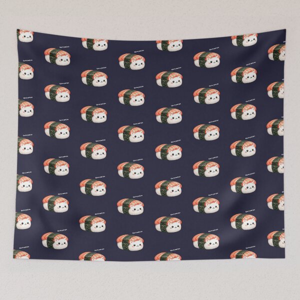 Item preview, Sushi Meowsterpiece designed and sold by Wobble Studio.