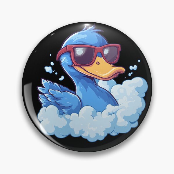 Item preview, Duck Dreams: Cool Blue Duck designed and sold by TheDuckprints.