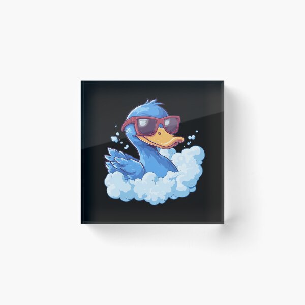 Item preview, Duck Dreams: Cool Blue Duck designed and sold by TheDuckprints.