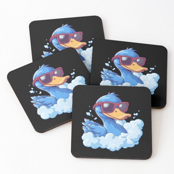 Item preview, Duck Dreams: Cool Blue Duck designed and sold by TheDuckprints.