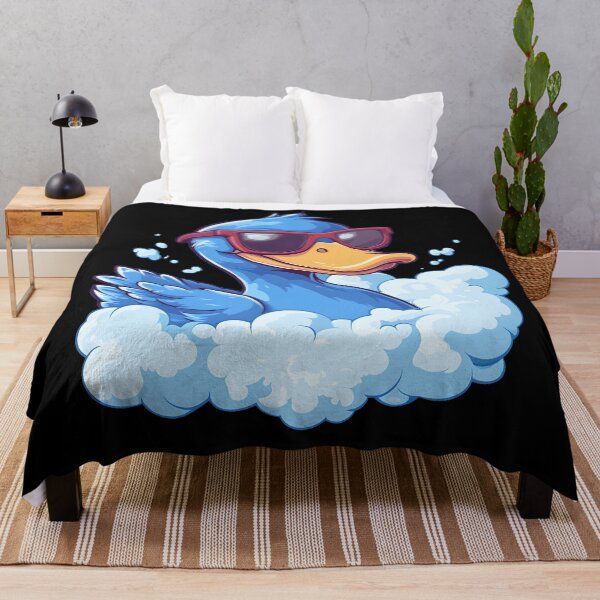 Item preview, Duck Dreams: Cool Blue Duck designed and sold by TheDuckprints.