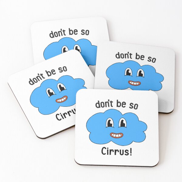 Item preview, Don't Be So Cirrus! - Funny Cloud Pun designed and sold by qeinzyemisha.