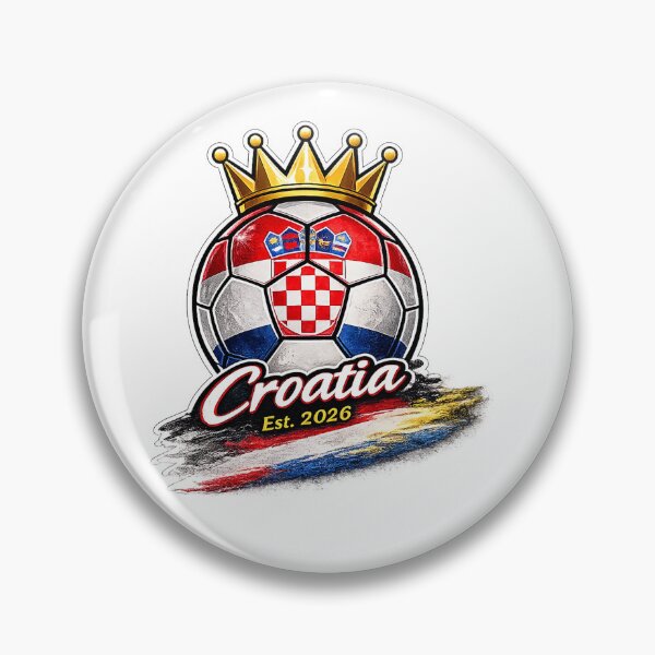 Item preview, Croatia 2026 Soccer Fan designed and sold by QuiteOrbit.